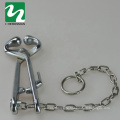 Professional Stainless Steel Nose Cattle Plier With Chain pliers